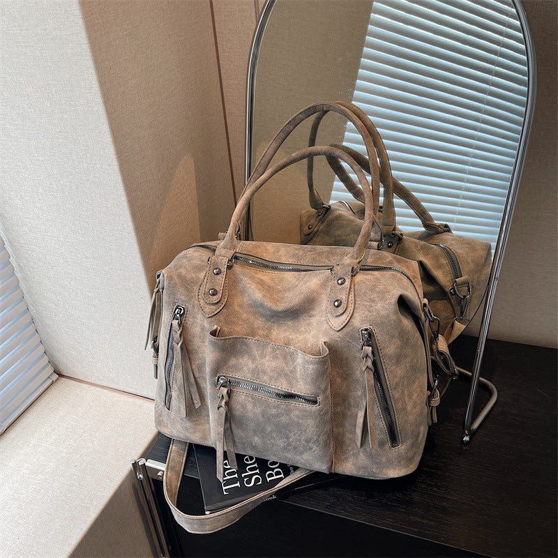 Retro Leather Shoulder Crossbody Bag