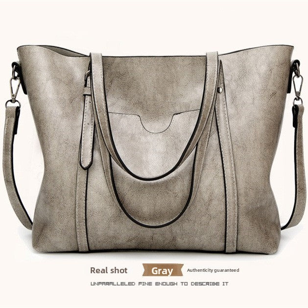Genuine Leather Women Tote Bag