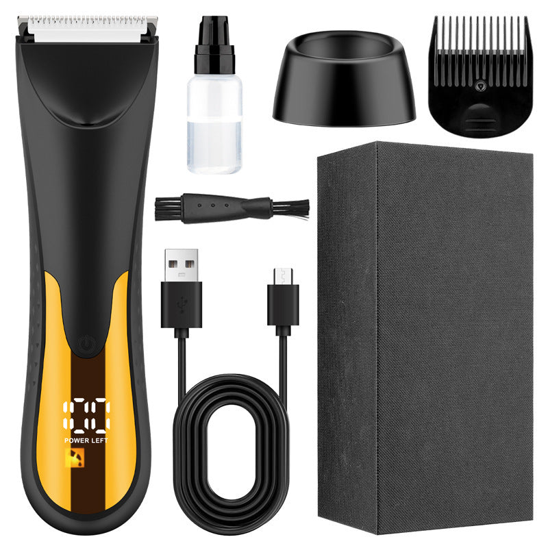 Shaving knife body hair trimmer