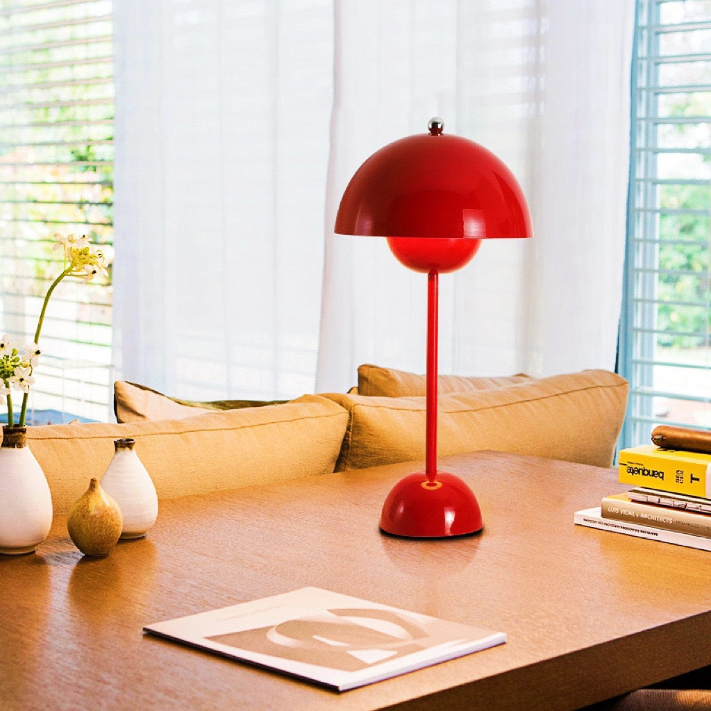 Lámpara de mesa USB Mushroom Atmosphere con control táctil