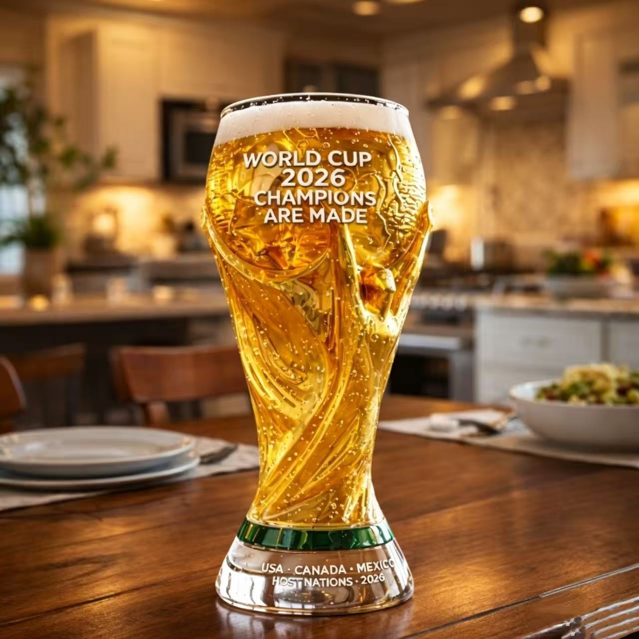 Vaso de cerveza artesanal creativa