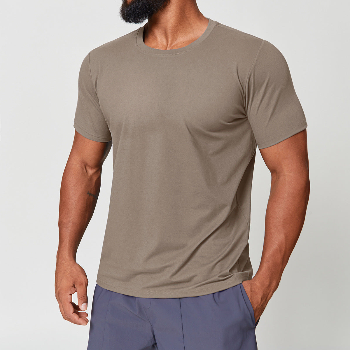Camiseta deportiva de secado rápido para hombre