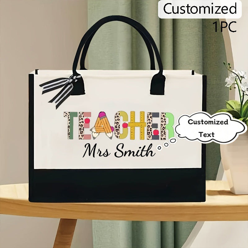 Bolsa de lona estampada