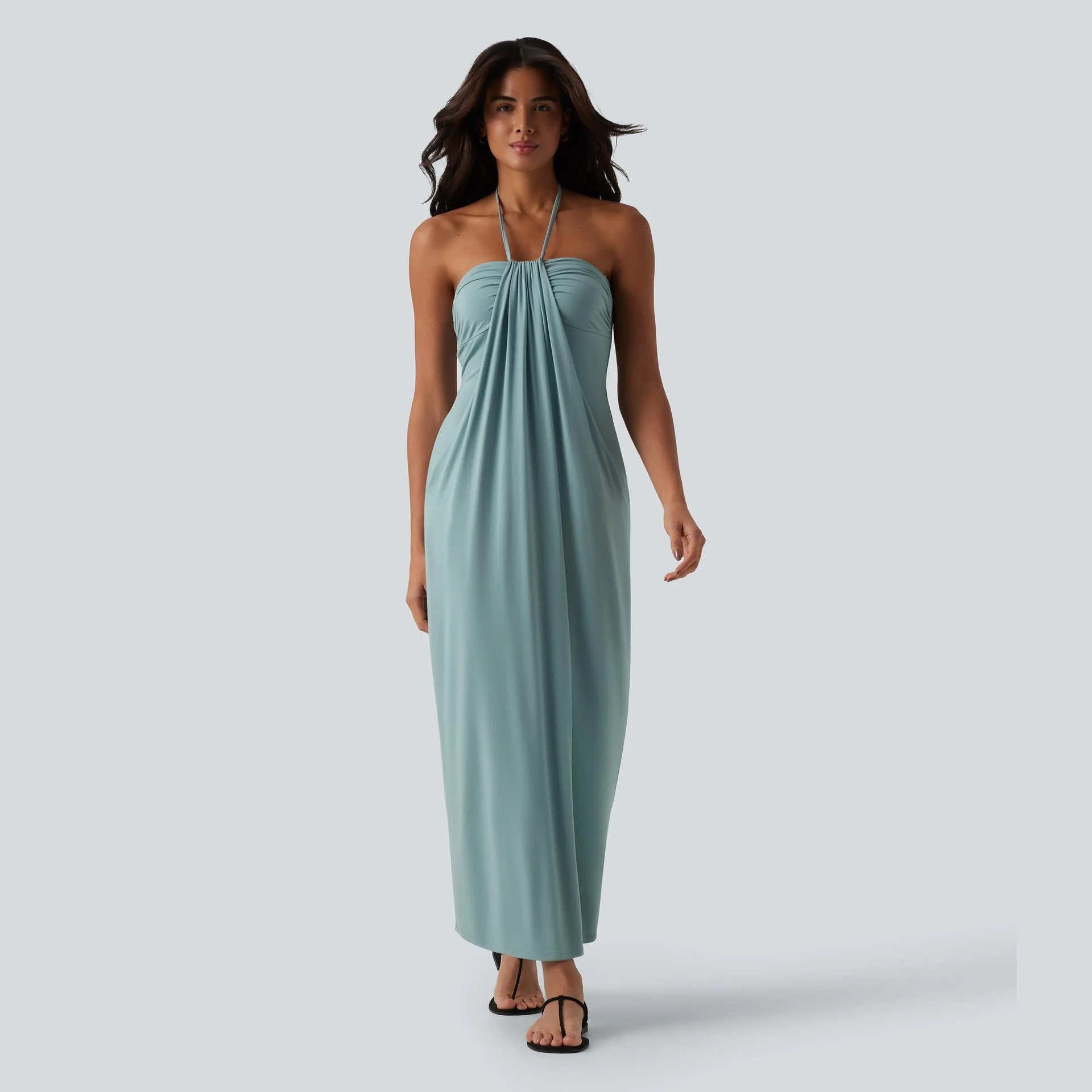 Womens Halter Neck Bodycon Dress