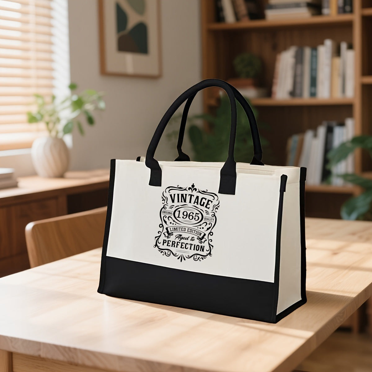 Bolsa de lona estampada