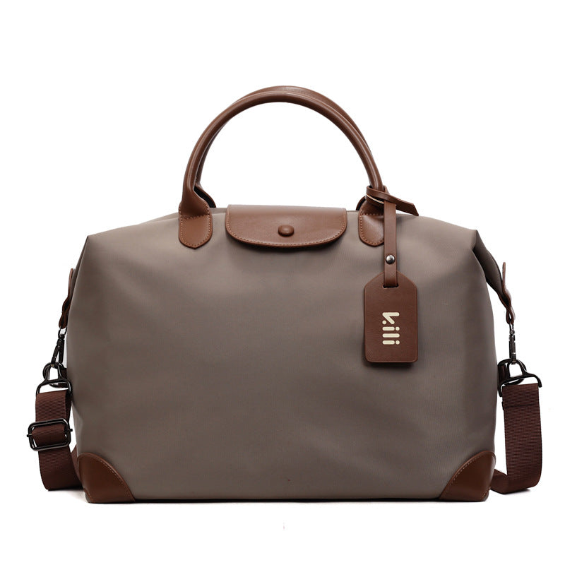 Nylon Crossbody Travel Bag with Multiple Pockets