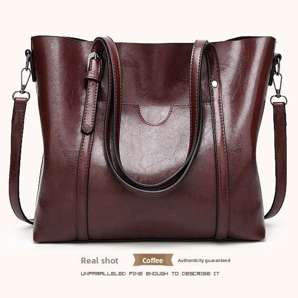 Genuine Leather Women Tote Bag