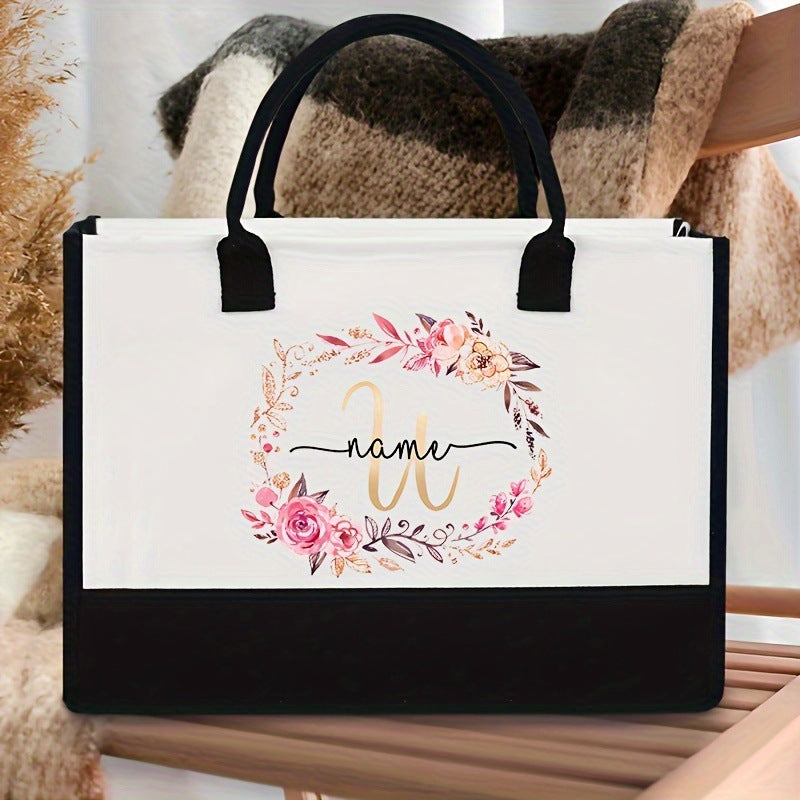 Bolsa de lona estampada