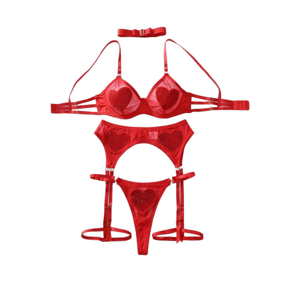 Mesh Bra and Underwear Set