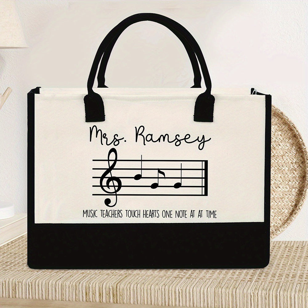 Bolsa de lona estampada