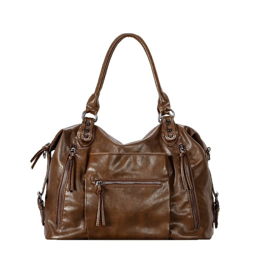 Large Capacity Retro Shoulder Tote Bag