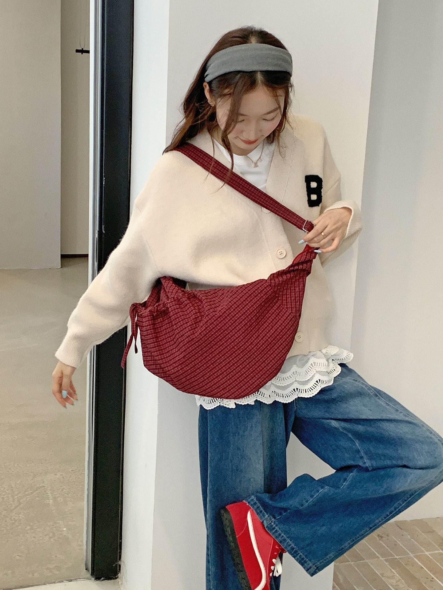 Nylon Crossbody bolso