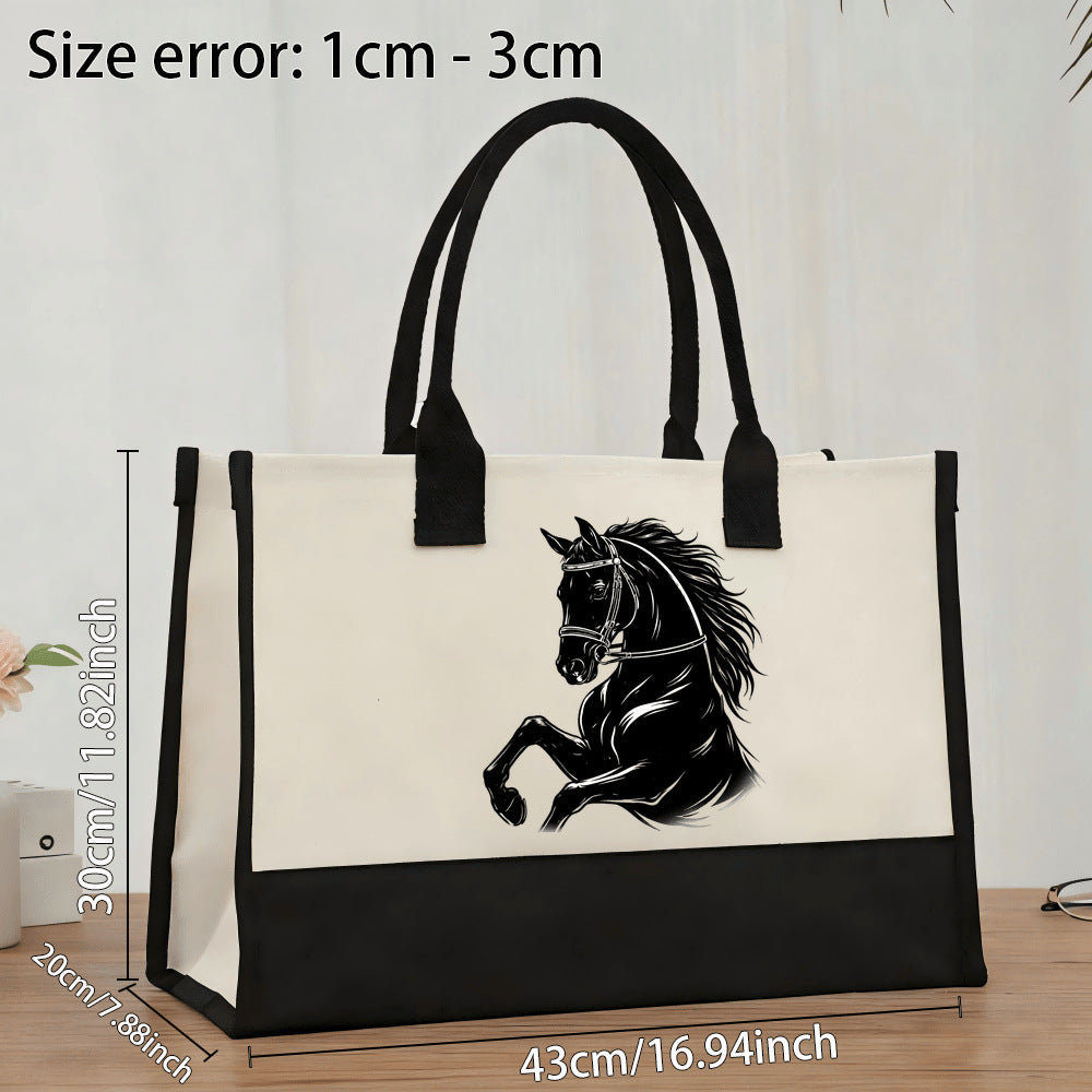 Bolsa de lona estampada