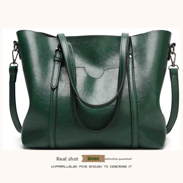 Genuine Leather Women Tote Bag