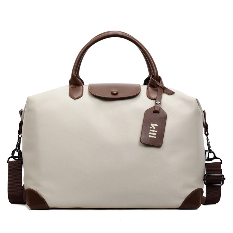 Nylon Crossbody Travel Bag with Multiple Pockets