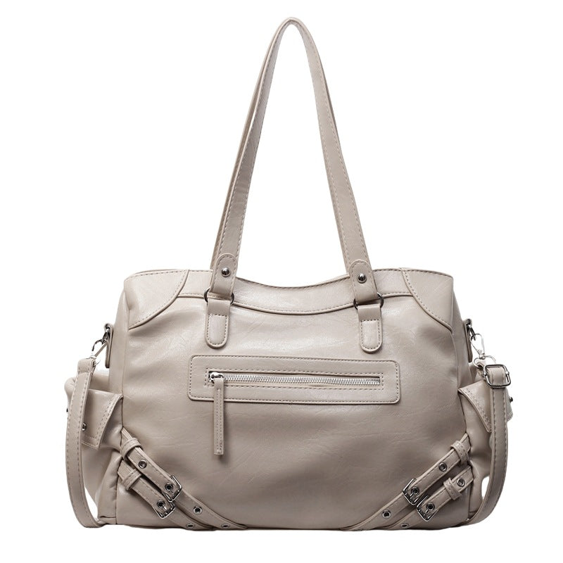 Stylish Motorcycle Tote Bag with Multiple Pockets