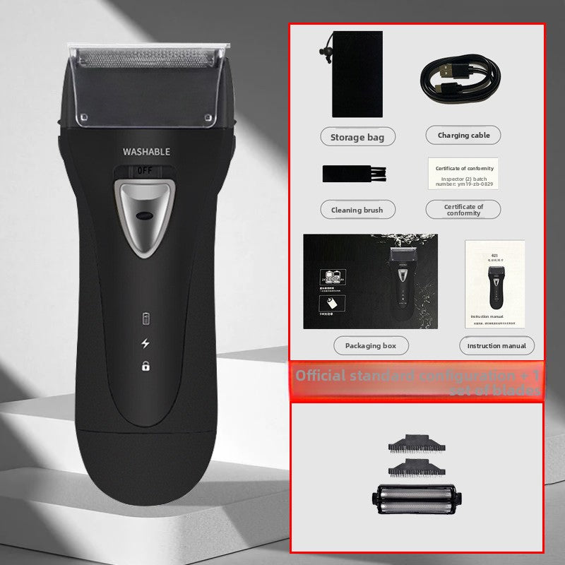 Afeitadora eléctrica para hombre con carga USB