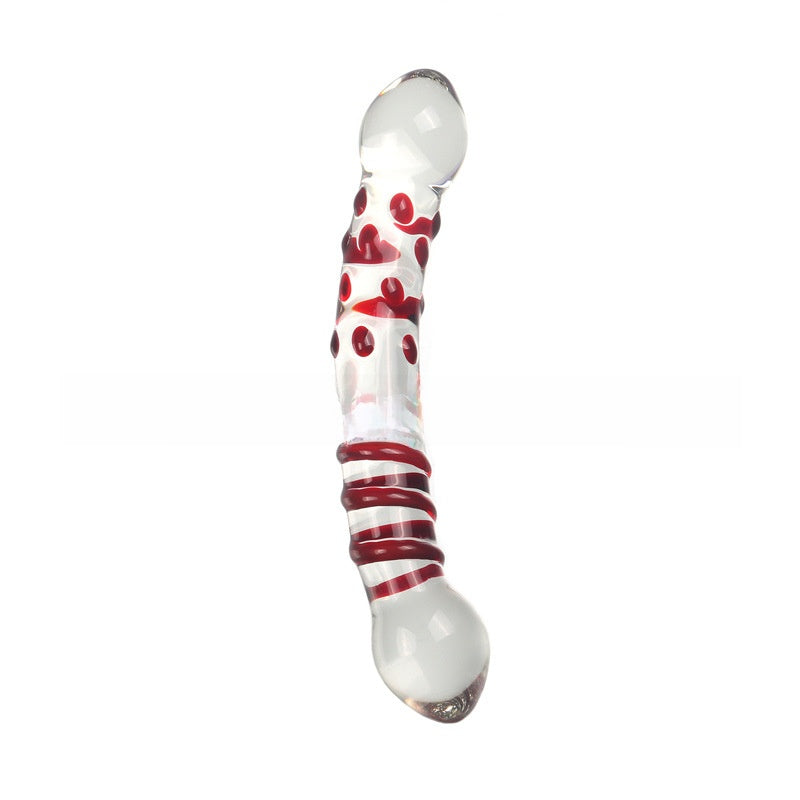 Transparent glass sex toys